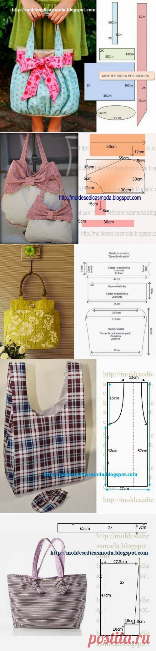Сумки. выкройки. — Сделай сам, идеи для творчества - DIY Ideas