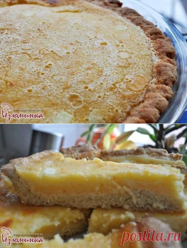 песочный лимонный пирог - пошаговый рецепт с фото