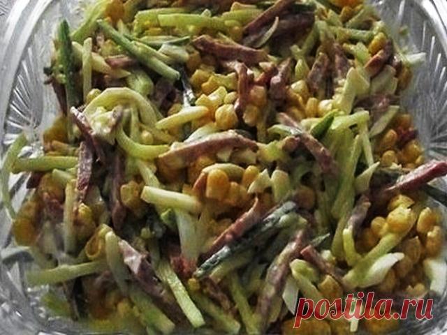 Курица Хе: Cалат Соломка