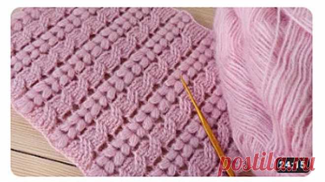 Всего 2 ряда - УЗОР выглядит просто превосходно! ВЯЗАНИЕ КРЮЧКОМ для начинающих