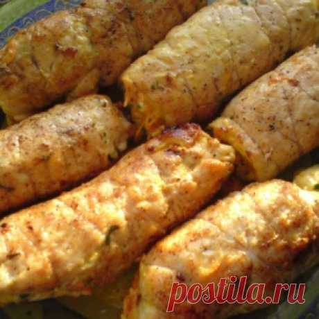 Рулетики «Боярские» из куриной грудки: готовятся быстро, а выглядят очень презентабельно!
