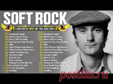 Phil Collins, Rod Stewart, Eric Clapton, Bee Gees, Eagles, Foreigner 📀 Old Love Songs 70s,80s,90s