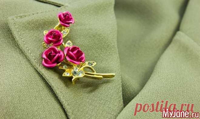 Вневременной шик: учимся носить брошь - брошь, бижутерия, украшения,
