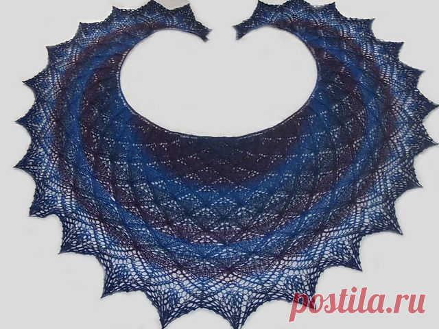 Ravelry: Running on waves pattern by Victoria Belik
