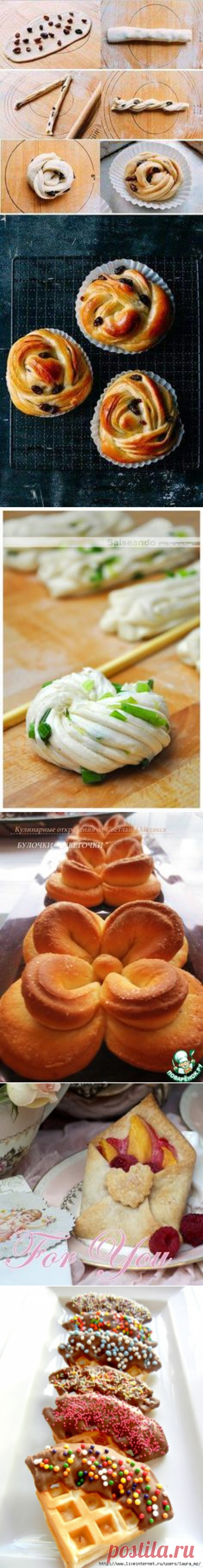 Красивейшая выпечка, МК в фотографиях, много интересных идей, часть 3
