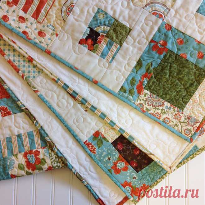 Stitch Mischief: a cotton blossoms finish