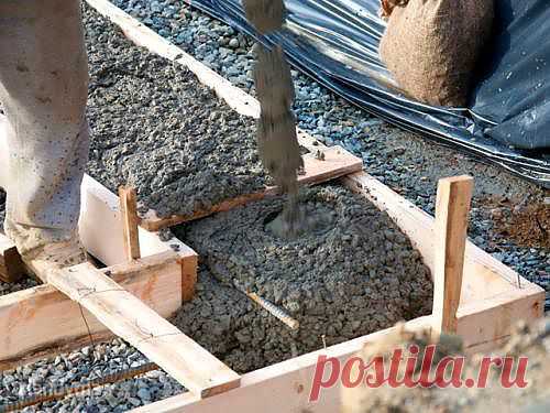 Возведение ленточного фундамента