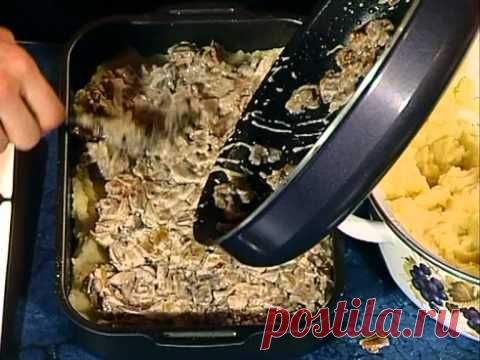 Картофельная запеканка с грибами (обучающее видео)  бесплатно