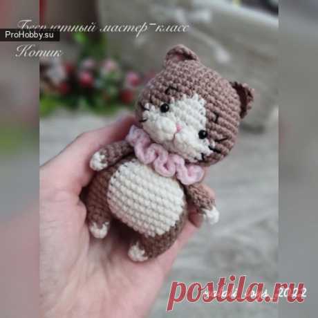 Котик / Вязание игрушек / ProHobby.su | Вязание игрушек спицами и крючком для начинающих, мастер классы, схемы вязания