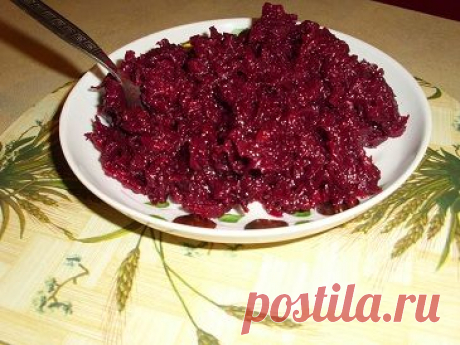 Салат на зиму из свеклы, изумительная закуска