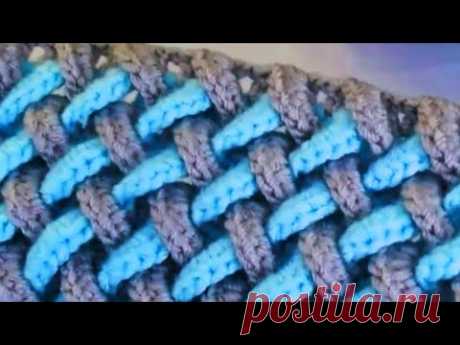 Crochet A Beautiful Pattern - crocheting - Crochet Hermoso Patrón - Связать Крючком Красивый Узор - YouTube