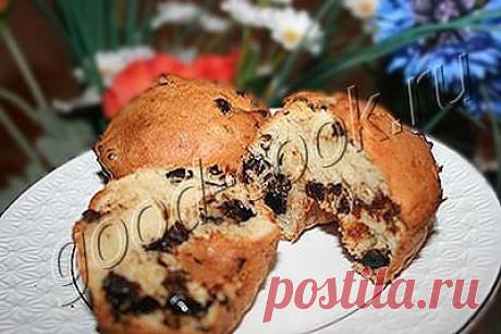 Хорошая кухня - кексы с черносливом и шоколадными каплями. Кулинарная книга рецептов. Салаты, выпечка.