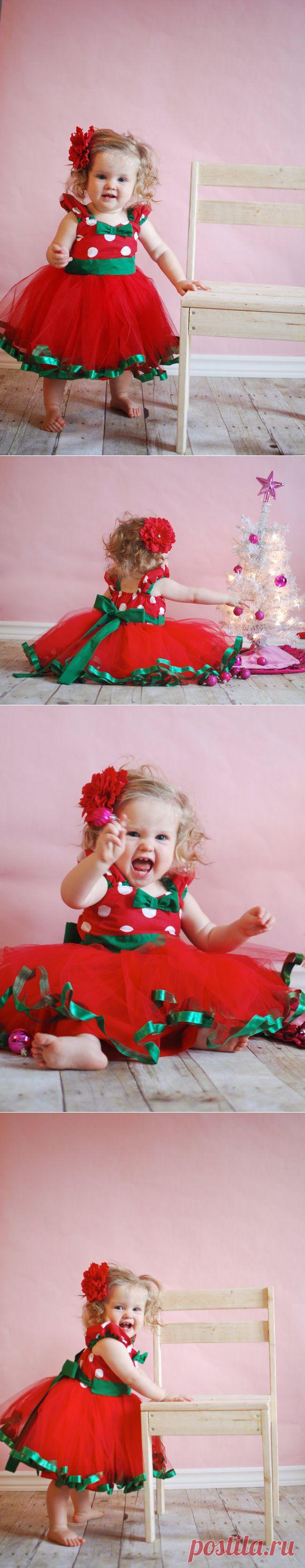 Christmas MINNIE MOUSE dress tutu от loverdoversclothing на Etsy