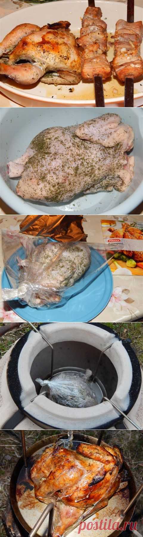Новый опыт – готовим в тандыре. Часть 2 – курица и шашлык.