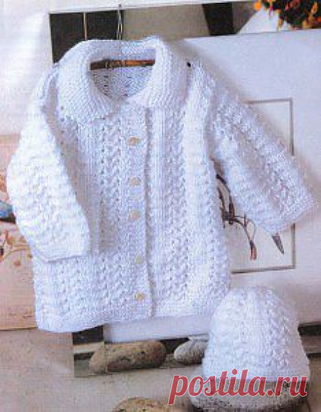 Пальто и шапочка &amp;#171;Пушистый снежок&amp;#187;  | Рукоделие &amp;#8212; мое хобби