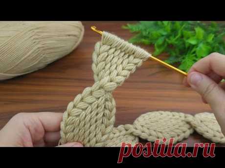 100'1!!~♡ * Super Easy Tunisian Crochet hair band models for Beginners online Tutorial *  #crochet