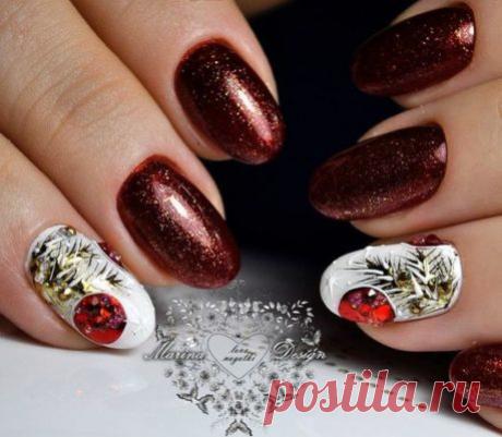 Популярные идеи и модные тенденции для новогоднего маникюра