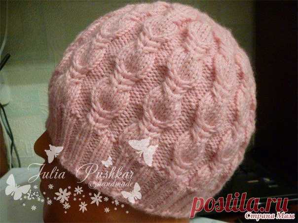 ШАПОЧКА СПИЦАМИ

Ог 54 (56) см
Нитки 