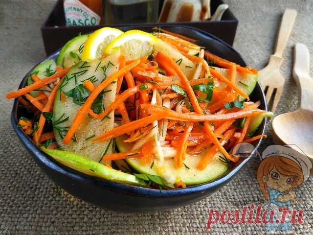 Салат из топинамбура. Пошаговый рецепт: быстро и вкусно Простой, бюджетный рецепт - салат из топинамбура. Для салата подберите зелёное яблоко кислого сорта, яркую морковь и свежую витаминную зелень.
