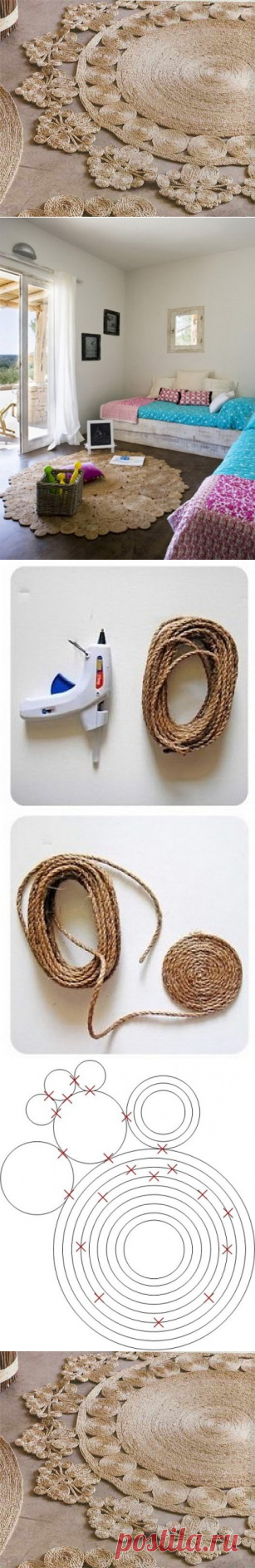 Коврики из веревки