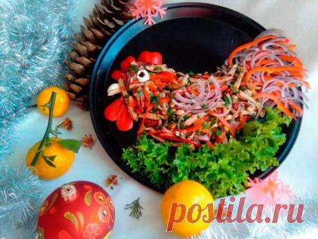САЛАТ «ТБИЛИСИ» – «НОВОГОДНИЙ ПЕТУШОК» 

Салат «Тбилиси» хорошо известен хозяйкам и заслуженно пользуется успехом. При всей своей простоте салат очень яркий, пряный, вкусный и сытный. Каждый ингредиент вряд ли может быть заменён каким-либо другим или отброшен за ненадобностью. Единственные вольности, которые позволяет это блюдо — пропорции всех составляющих салата. 2017 год – год Петуха по восточному календарю. Так как в состав салата входят яркие овощи, попробуем сделать ...