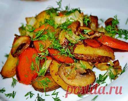 Картофель запеченный с овощами по-средиземноморски | Рецепты. Просто, быстро, вкусно