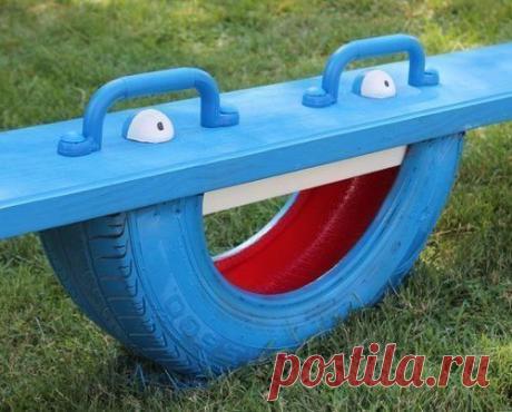 Пускаем в дело старые автомобильные покрышки