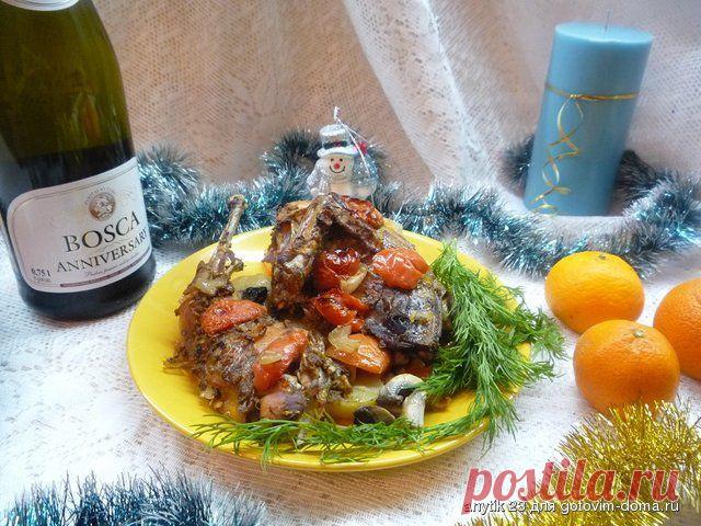 Фазан запеченный в духовке с грибами и овощами • Пернатая дичь (рябчики, тетерева, куропатки)