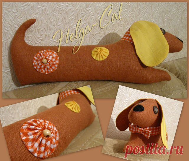 Собачка-такса - советы по шитью ПЛЮС полезное про припуски