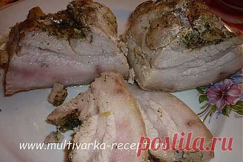 Вкусное сало в мультиварке «на пару» |