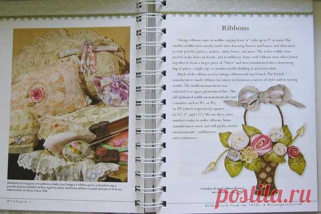 «Ribbonwork.The Complete Guide»,цветы из лент.