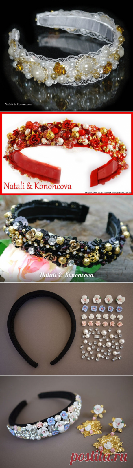 МОДНЫЕ АКСЕССУАРЫ - ОБОДКИ ДЛЯ ВОЛОС Dolce & Gabbana СВОИМИ РУКАМИ