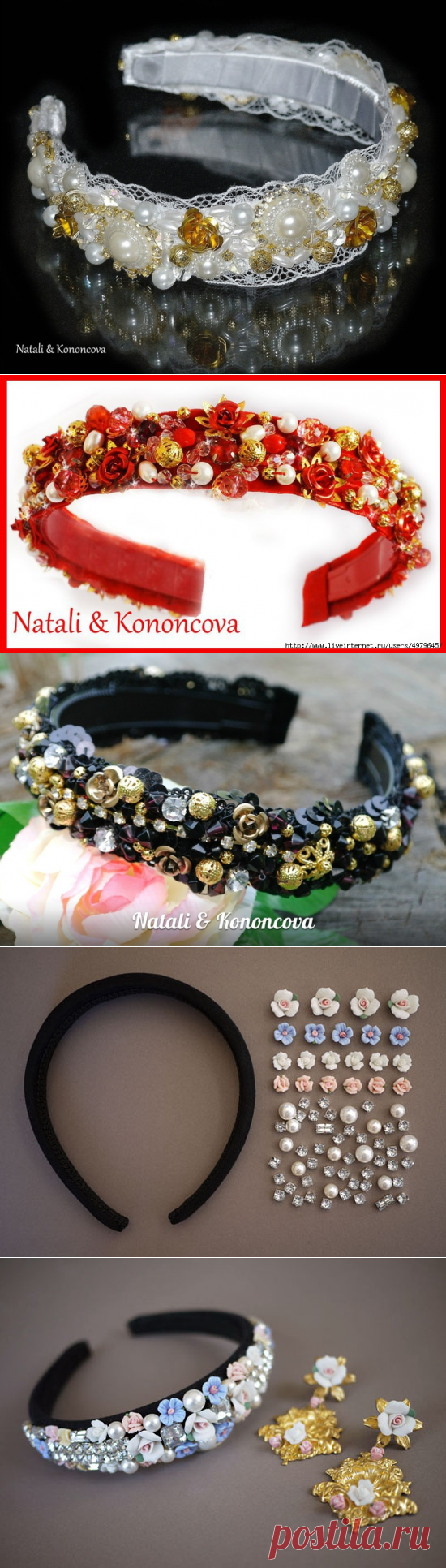 МОДНЫЕ АКСЕССУАРЫ - ОБОДКИ ДЛЯ ВОЛОС Dolce & Gabbana СВОИМИ РУКАМИ