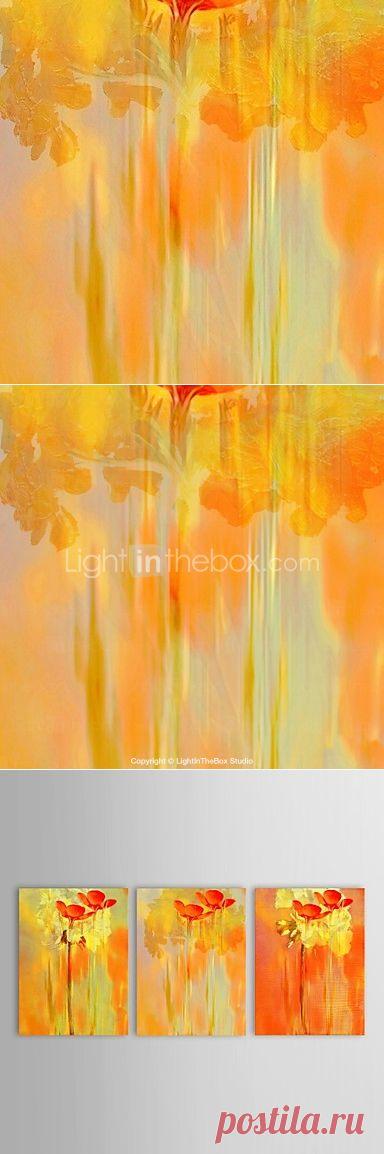 Ручная роспись маслом Цветочные простой дизайн красные цветы с растянутыми кадр Набор 3 2015 – p.9 704,43