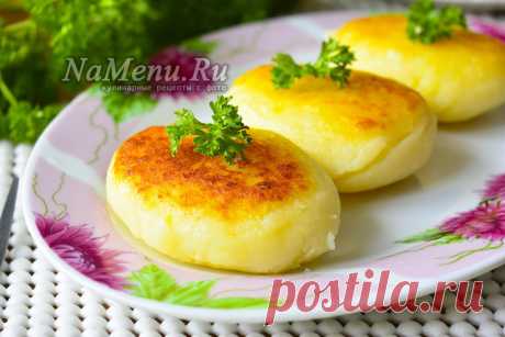 Постные картофельные котлеты, рецепт с фото пошагово