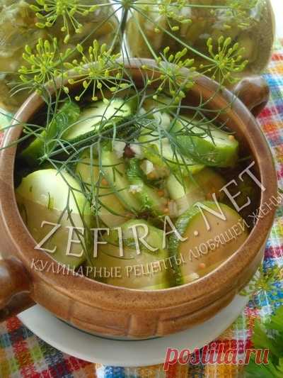 Салат на зиму из кабачков с огурцами, зеленью и чесноком – Кулинарные рецепты любящей жены