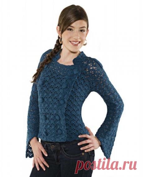 Два жакета крючком..