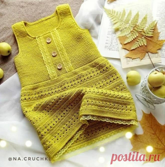 Узор для сарафана крючком