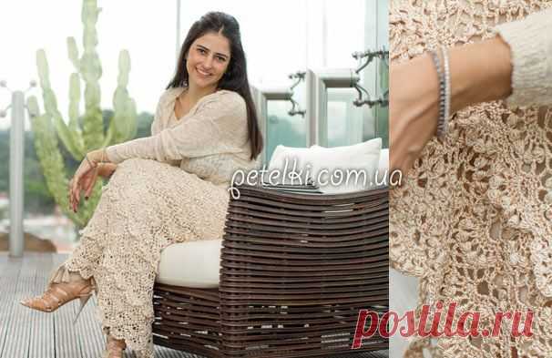 Схемы вязаных юбок, шорт, брюк крючком и спицами