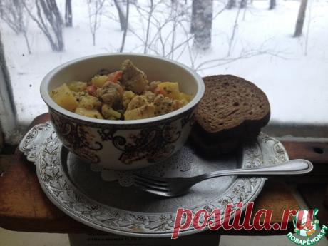 Сливочное рагу с курицей Кулинарный рецепт