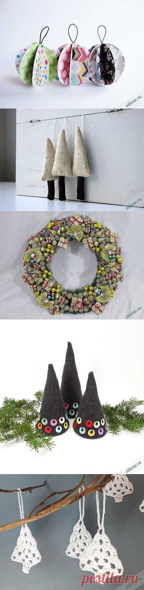 24 идеи новогодних рукоделок | Отлично! Школа моды, декора и актуального рукоделия
