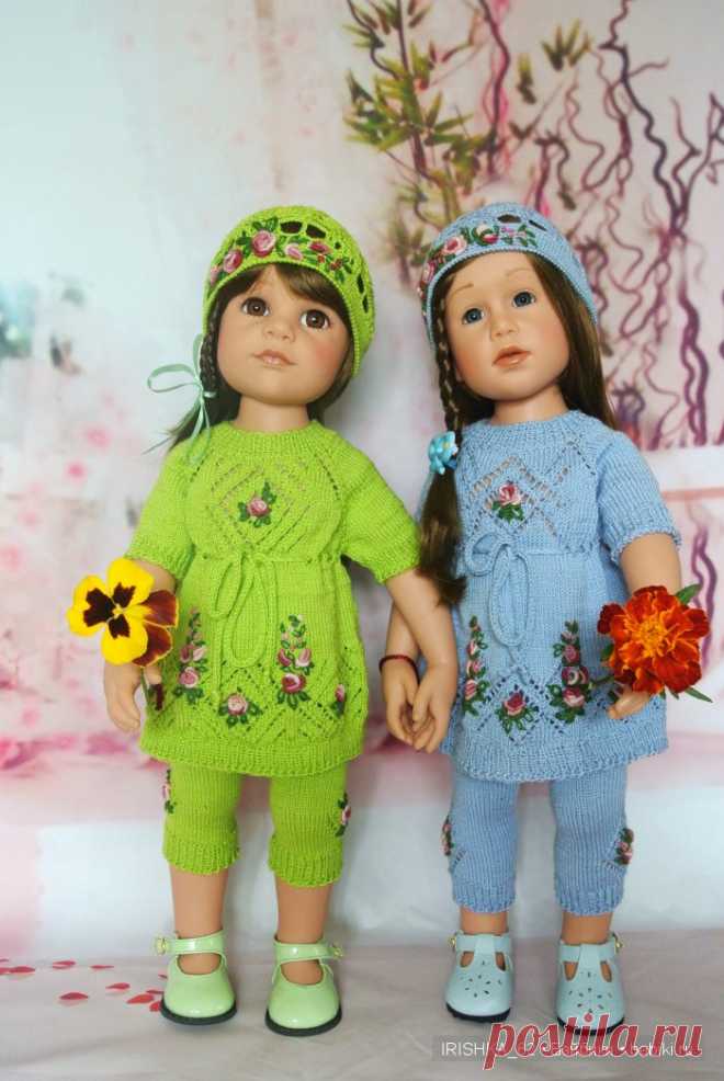 Ажур и вышивка. Костюмчики для прогулок для любимых Gotz / Одежда и обувь для кукол - своими руками и не только / Бэйбики. Куклы фото. Одежда для кукол