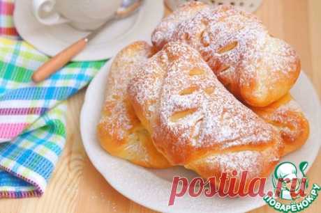 Пряные булочки с абрикосовым джемом - кулинарный рецепт