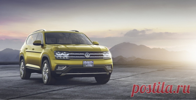 Новый семиместный кроссовер Volkswagen Atlas представлен официально - UINCAR