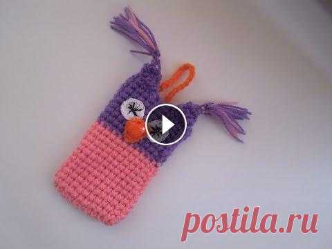 Как связать чехол для телефона, планшета крючком? Игрушка сова. How to crochet phone case. Чехол для телефона - нужная вещь. А если она в виде зверушки - совы, то это выглядит очень интересно! Давайте свяжем крючком такой чехольчик! Это весе...