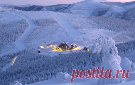 КРАСИВЫЙ ЗИМНИЙ ПЕЙЗАЖ. - 19 фото. Фотографии Valeri Denisov.