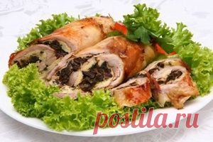 Мясной рулет с черносливом - Рецепты кулинарии