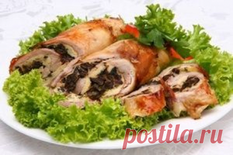 Мясной рулет с черносливом - Рецепты кулинарии