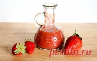 Салатная заправка «Клубничная» / Салатные заправки / TVCook: пошаговые рецепты с фото