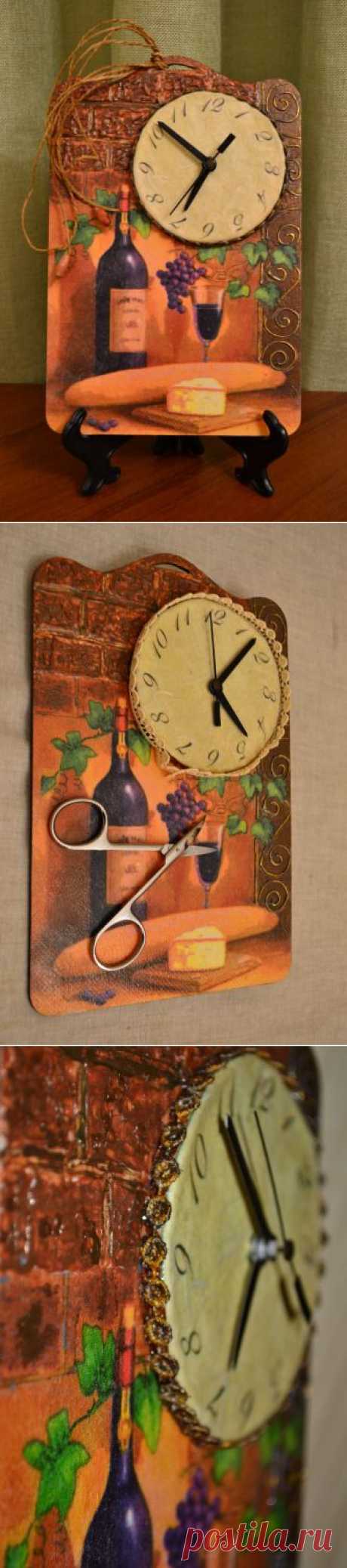 Золотистый вечер юга, или мои первые часы - Декупаж - Рукоделие и творчество - Каталог статей - Рукоделие-мое хобби